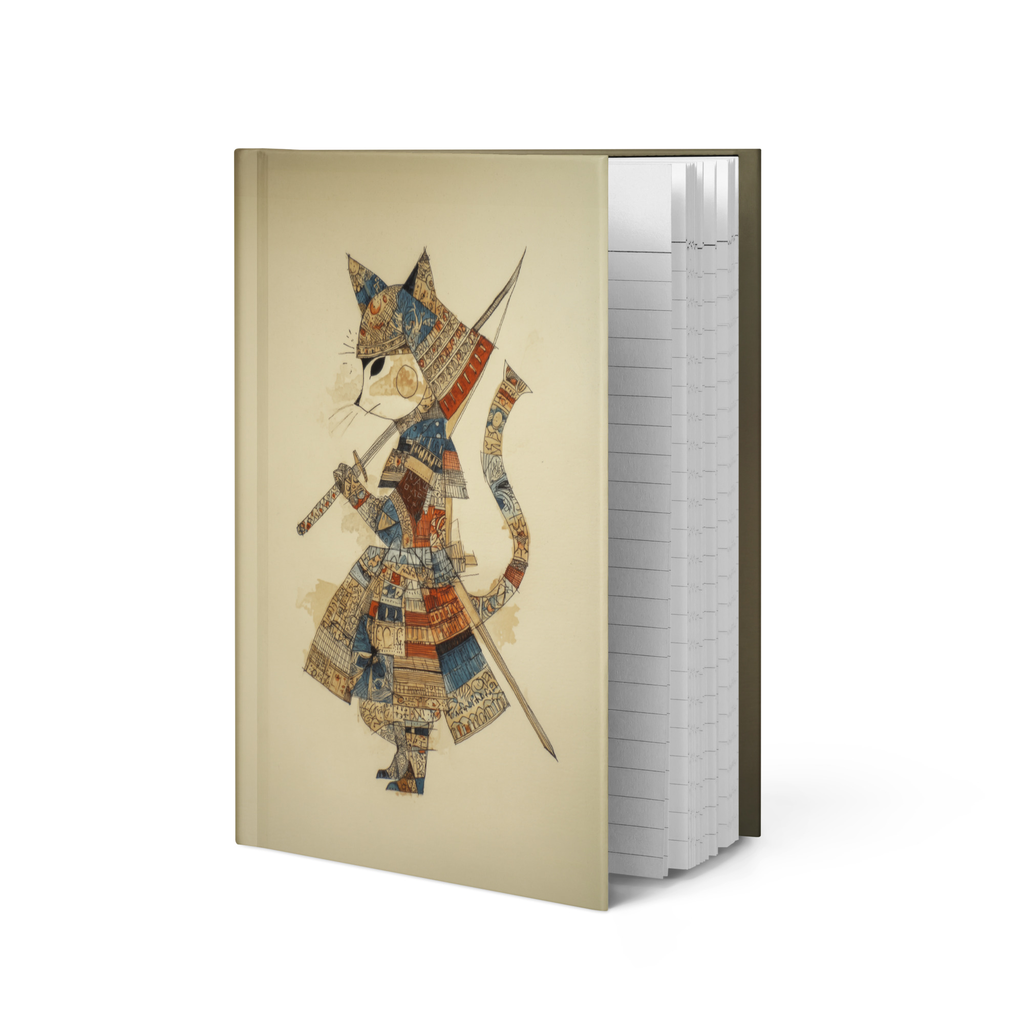 Mattes Hardcover-Notizbuch — Bekleidung 4 | Purrshido