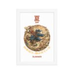 Shiki - 夏 Summer Gerahmtes Poster auf mattem Papier — Art Collections | Purrshido