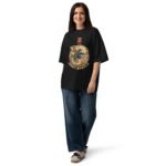 Shiki 夏 - Summer - Oversized Unisex Bio-T-Shirt mit breitem Kragen — Apparel 10 | Purrshido