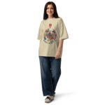 Shiki - 春 Frühling- Oversized Unisex Bio-T-Shirt mit breitem Kragen — Apparel 7 | Purrshido