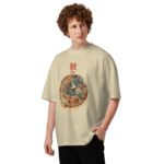 Shiki 秋 - Autumn - Oversized Unisex Bio-T-Shirt mit breitem Kragen — Apparel 8 | Purrshido