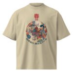 Shiki - 春 Frühling- Oversized Unisex Bio-T-Shirt mit breitem Kragen — Apparel 2 | Purrshido