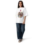 Shiki - 春 Frühling- Oversized Unisex Bio-T-Shirt mit breitem Kragen — Apparel 8 | Purrshido