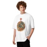 Shiki 秋 - Autumn - Oversized Unisex Bio-T-Shirt mit breitem Kragen — Apparel 9 | Purrshido