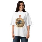 Shiki 夏 - Summer - Oversized Unisex Bio-T-Shirt mit breitem Kragen — Apparel 9 | Purrshido